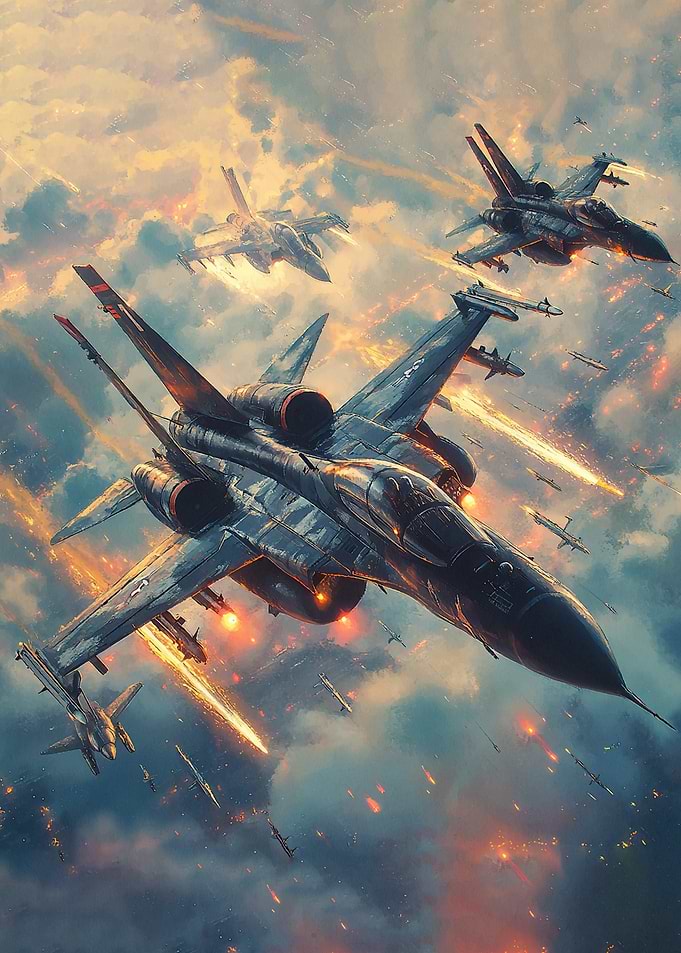 Fighter Jet Aerial Combat