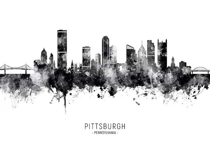 Pittsburgh Pennsylvania Skyline