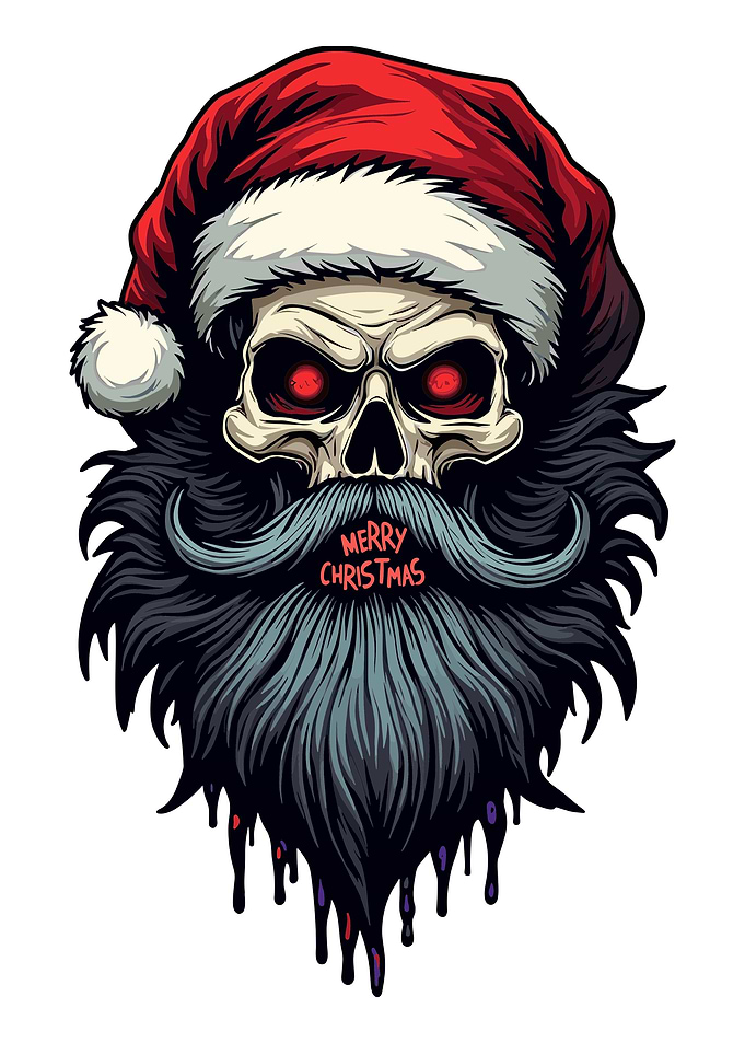 Skull Santa Claus