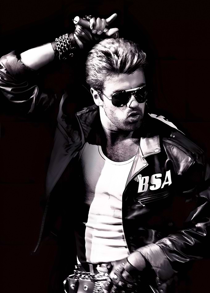 George Michael Black and White