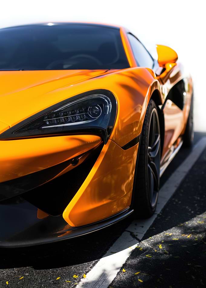 Orange McLaren 570S
