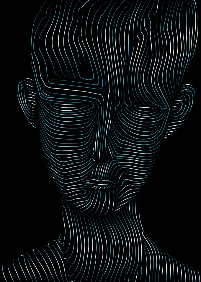 Line Art Portrait