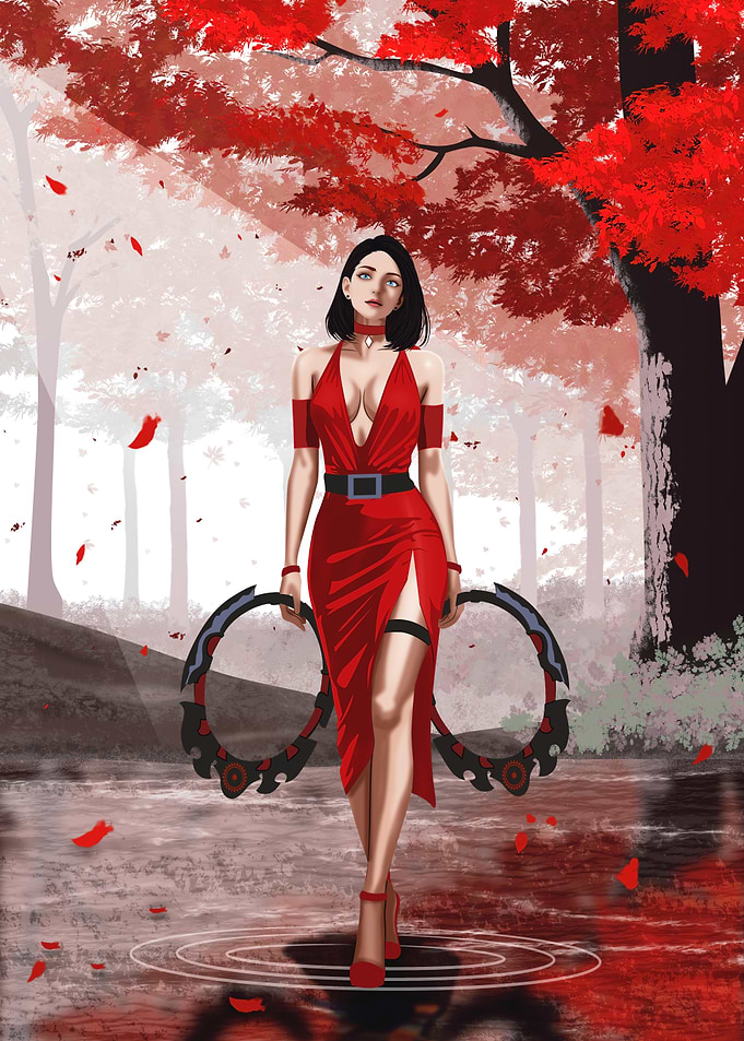 Red Dress Warrior