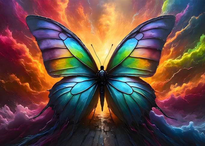 Rainbow Butterfly