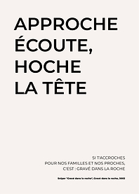 Gravé dans la roche Poster