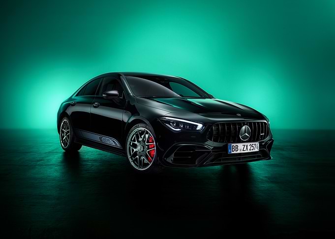Black Mercedes-AMG CLA 45