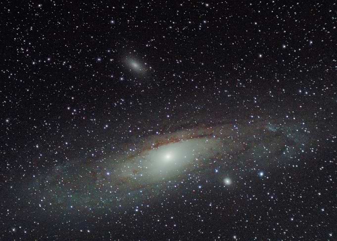 Spiral Galaxy in Night Sky