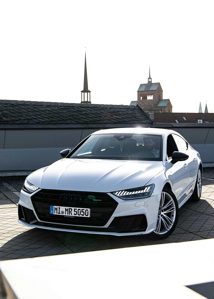 White Audi A7