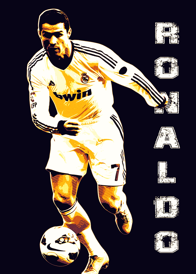 Cristiano Ronaldo Soccer Art