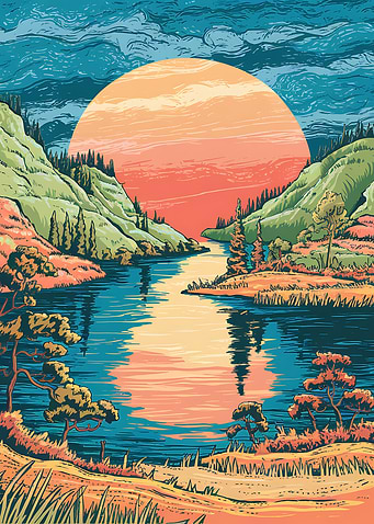 Tranquil Sunset Haven