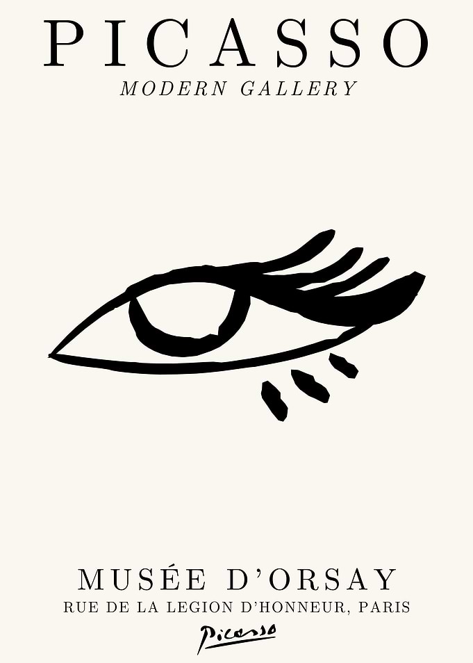 Picasso Eye Poster
