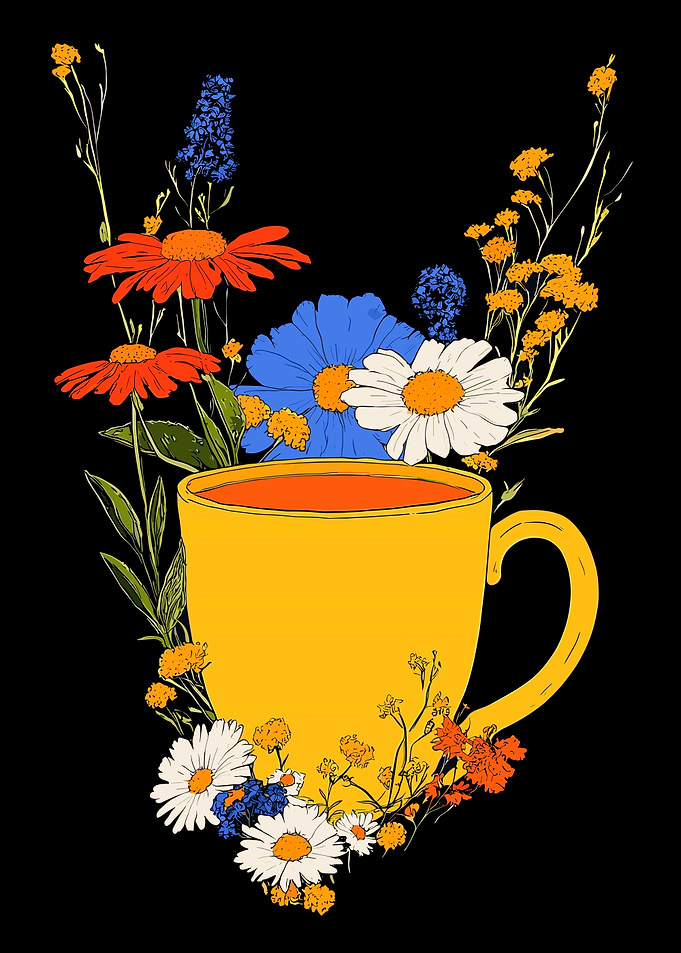 Floral Teacup