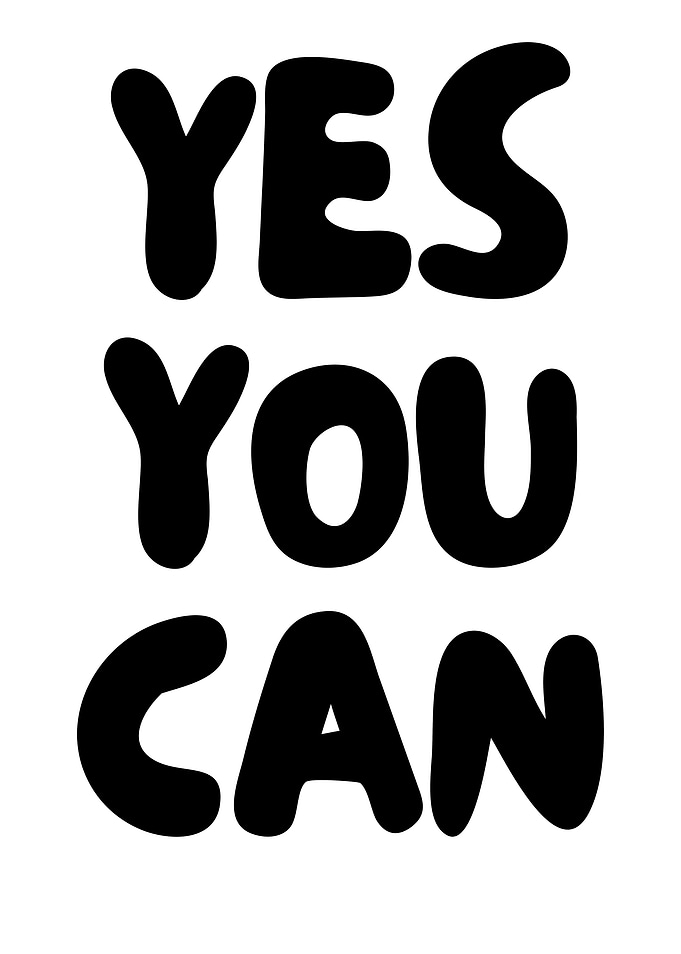 Yes You Can Poster