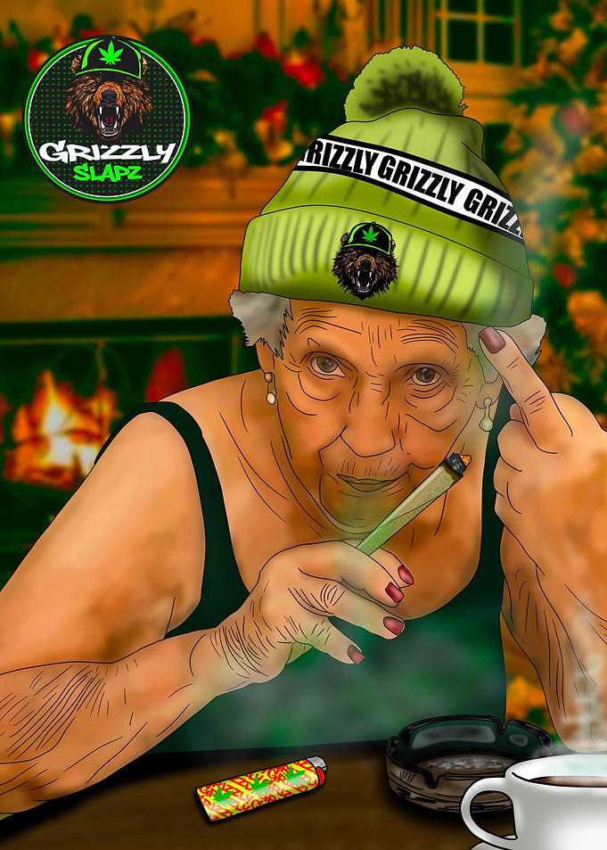 Grandma Smoking Your Joint on Christmas