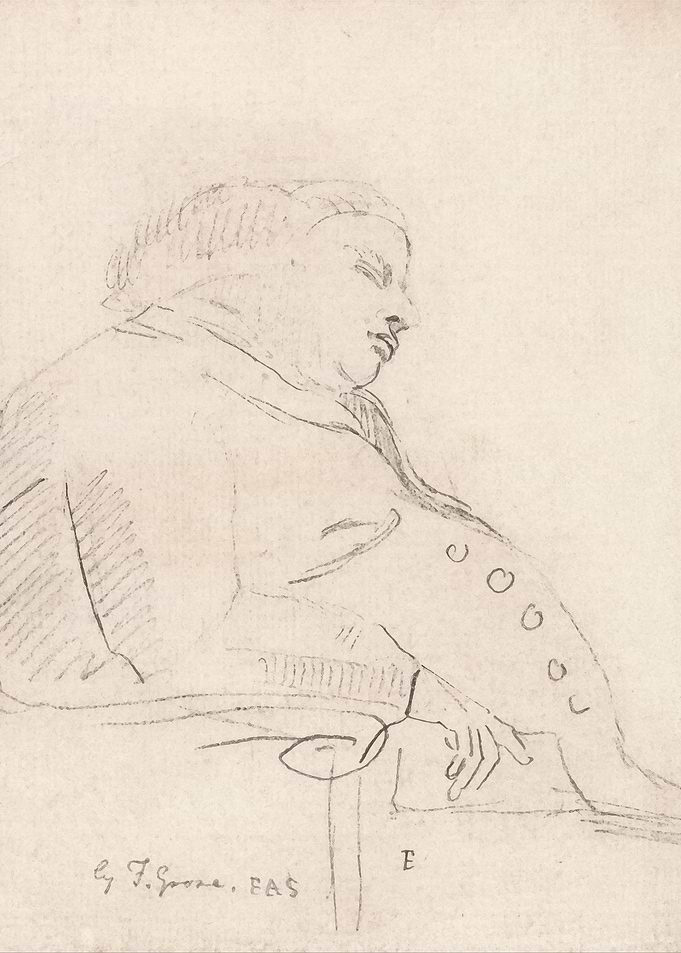 Pencil Sketch of a Man