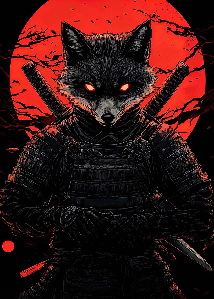 Fox Samurai Warrior