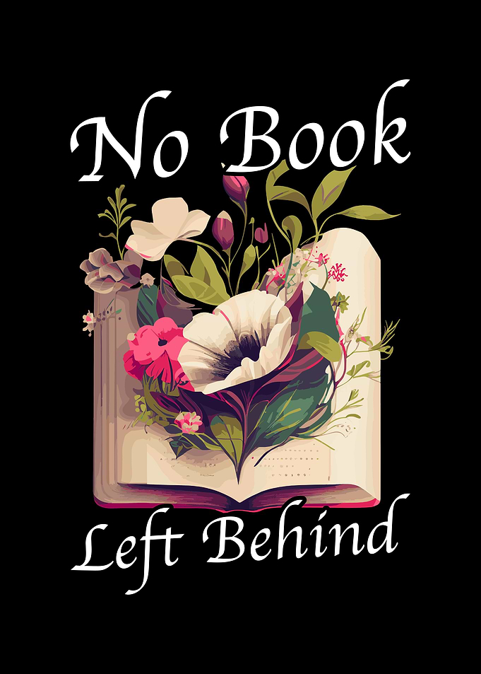 No Book Left Behind Floral Design
