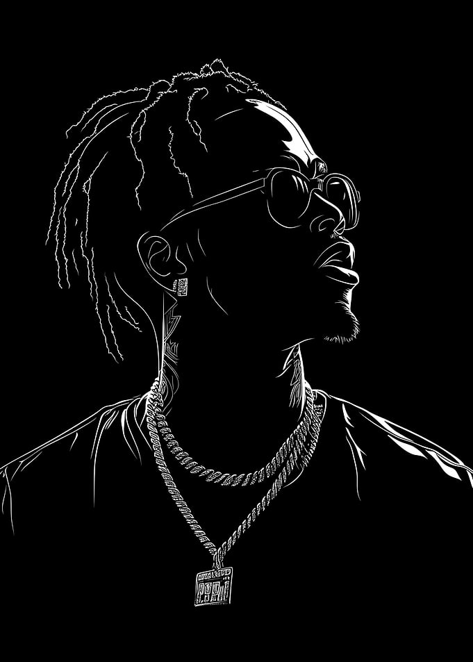 Rapper Legend Migos Art