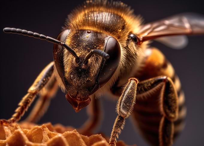 Honeybee Close-Up