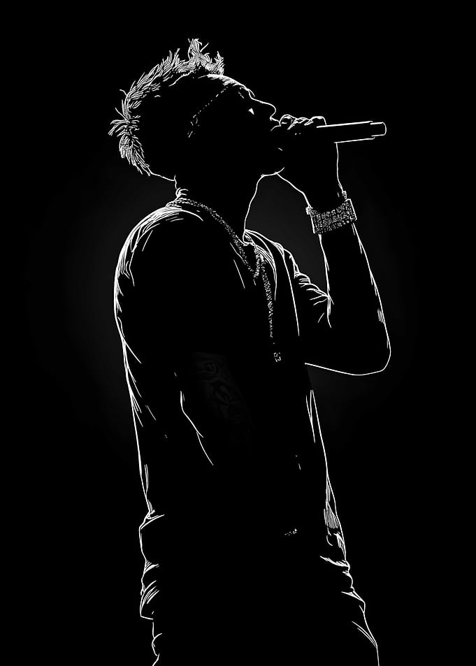 Rapper Legend Machine Gun Kelly Art