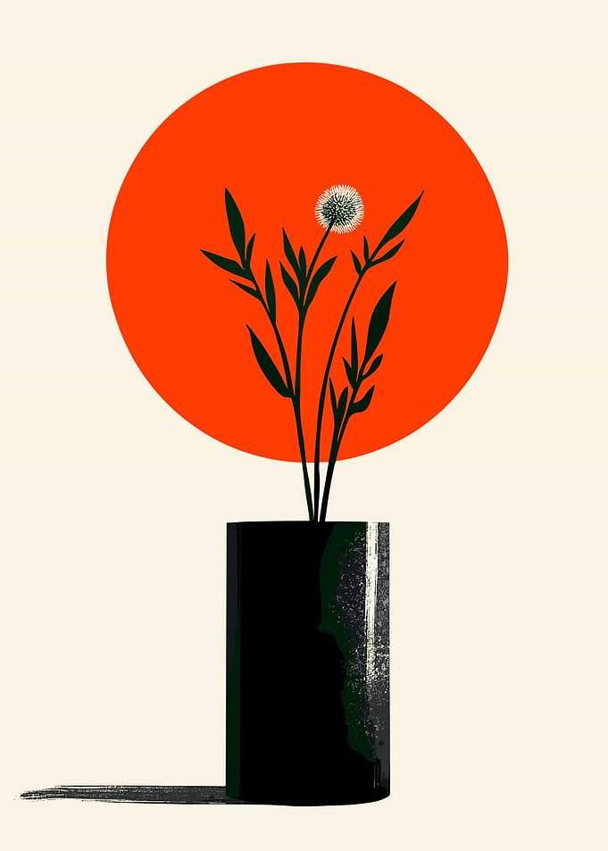 Dandelion in Vase