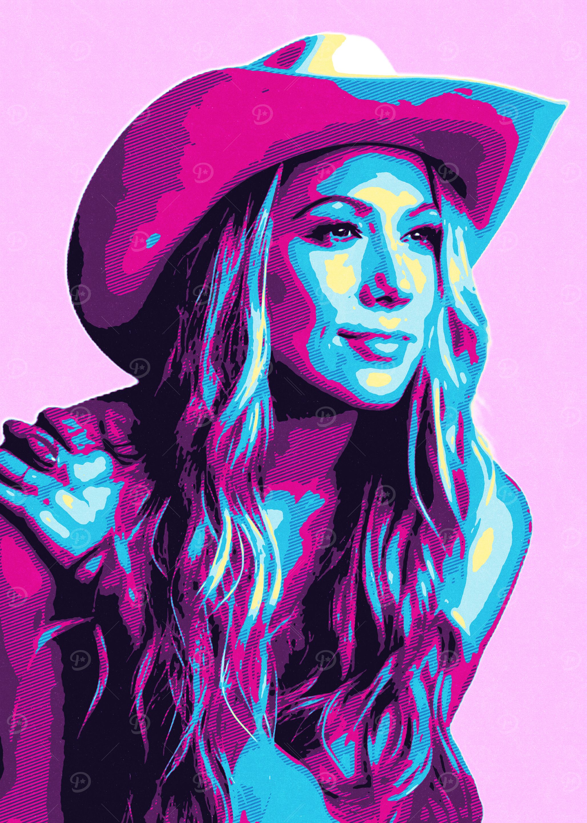 Colbie Caillat Retro Art