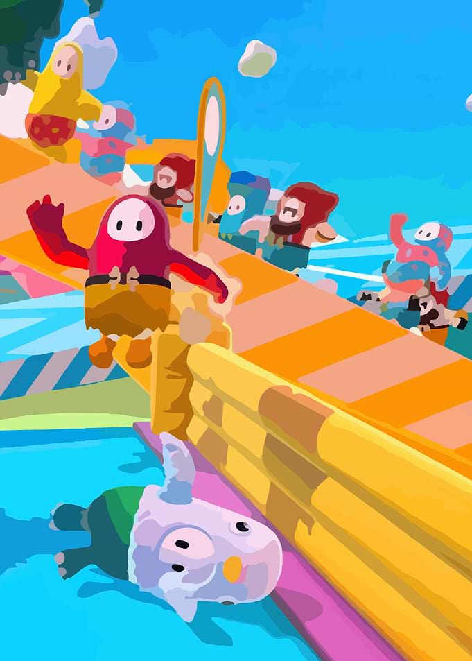 Fall Guys Game Art