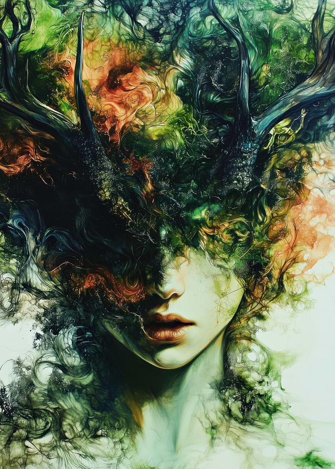 Woman with Nature Hair