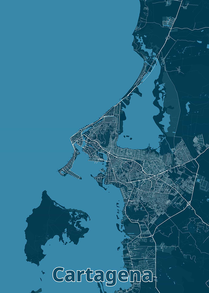 Cartagena City Map