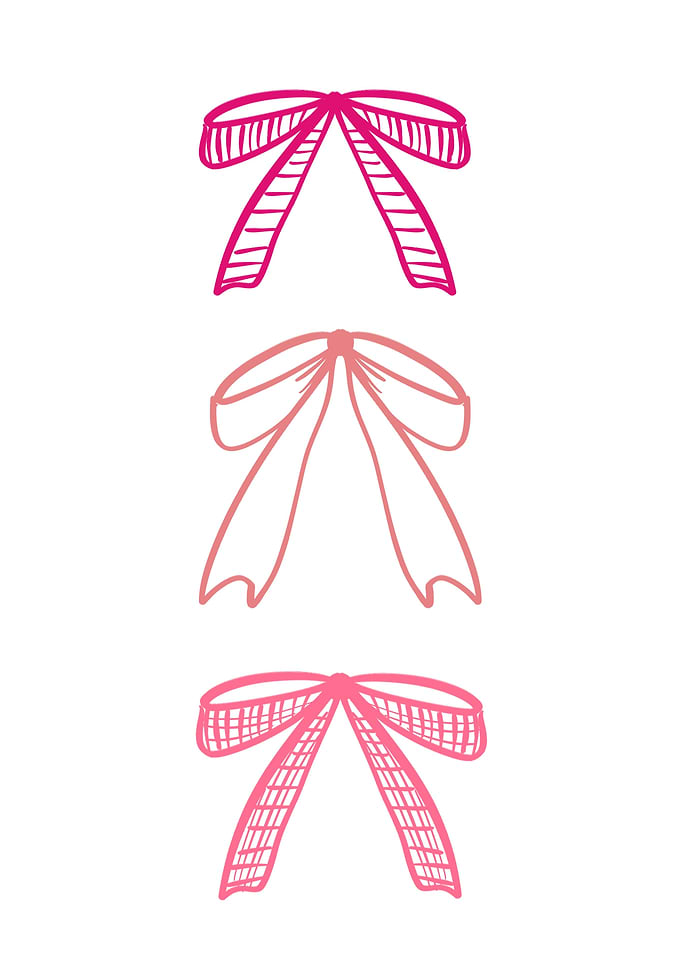 Pink Bow Clipart