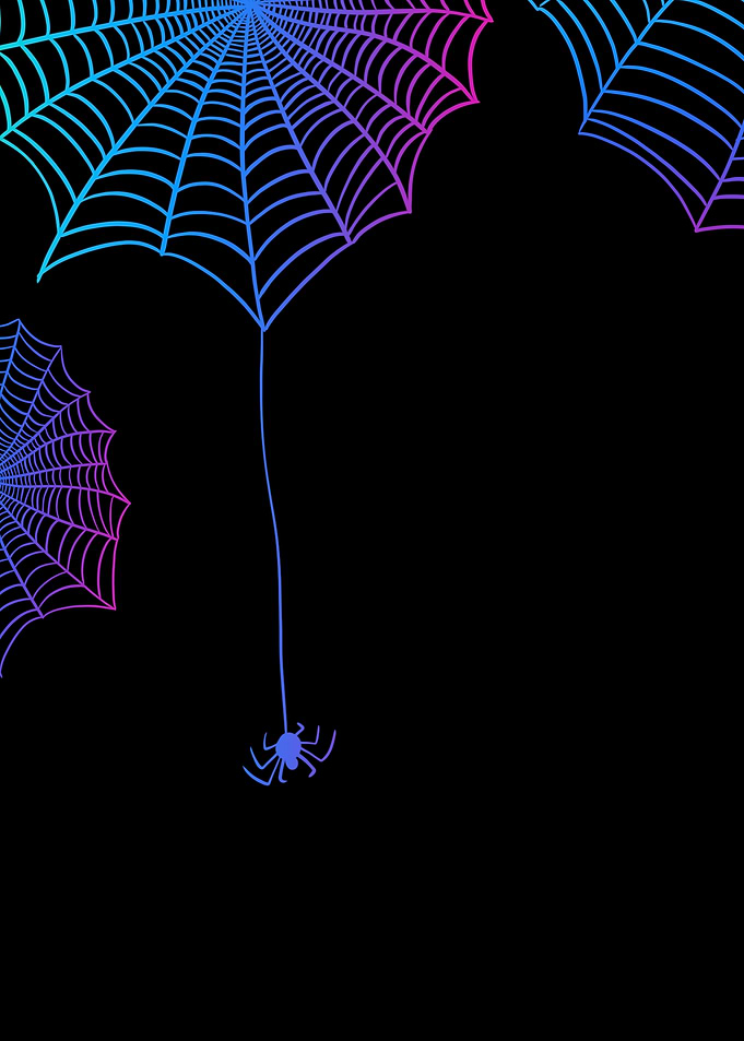 Spider Web Halloween Design