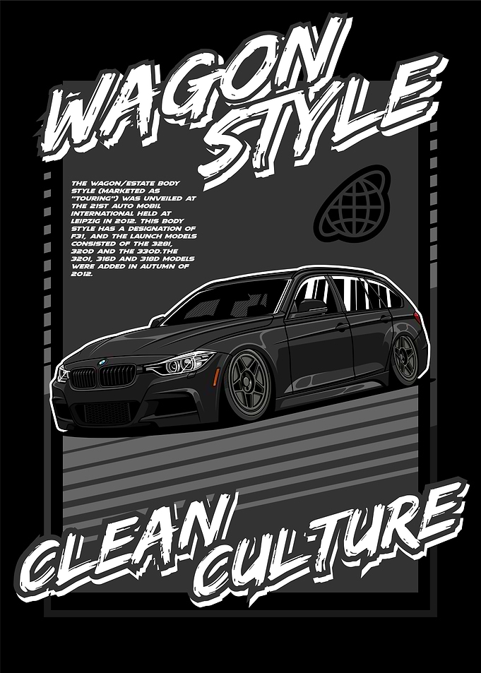 BMW F31 Wagon Style Black