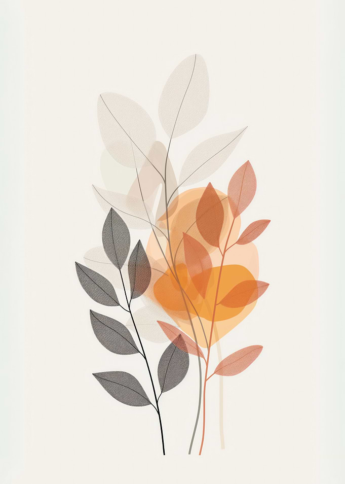 Abstract Floral Art Print