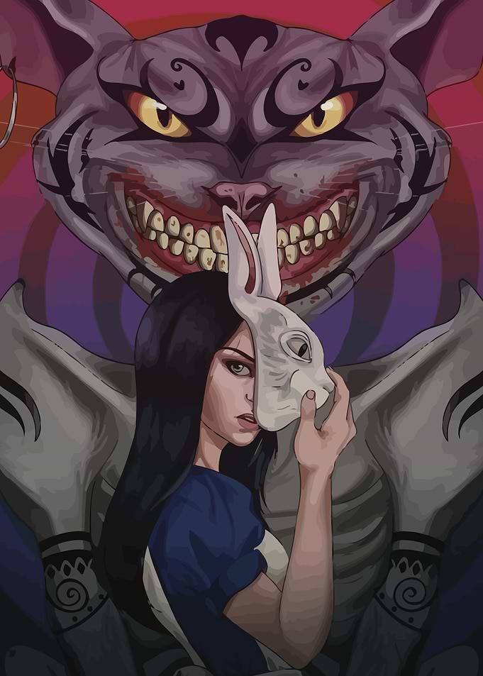 Alice and the Cheshire Cat