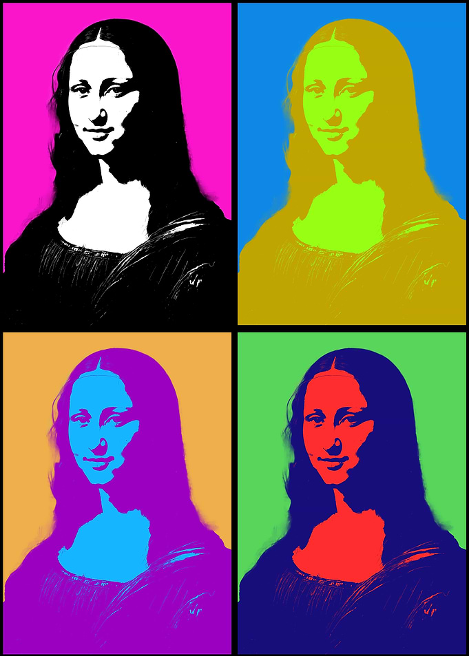 Pop Art Mona Lisa