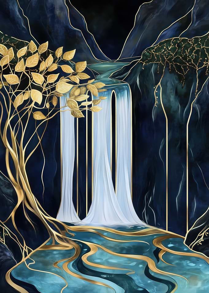 Golden Waterfall