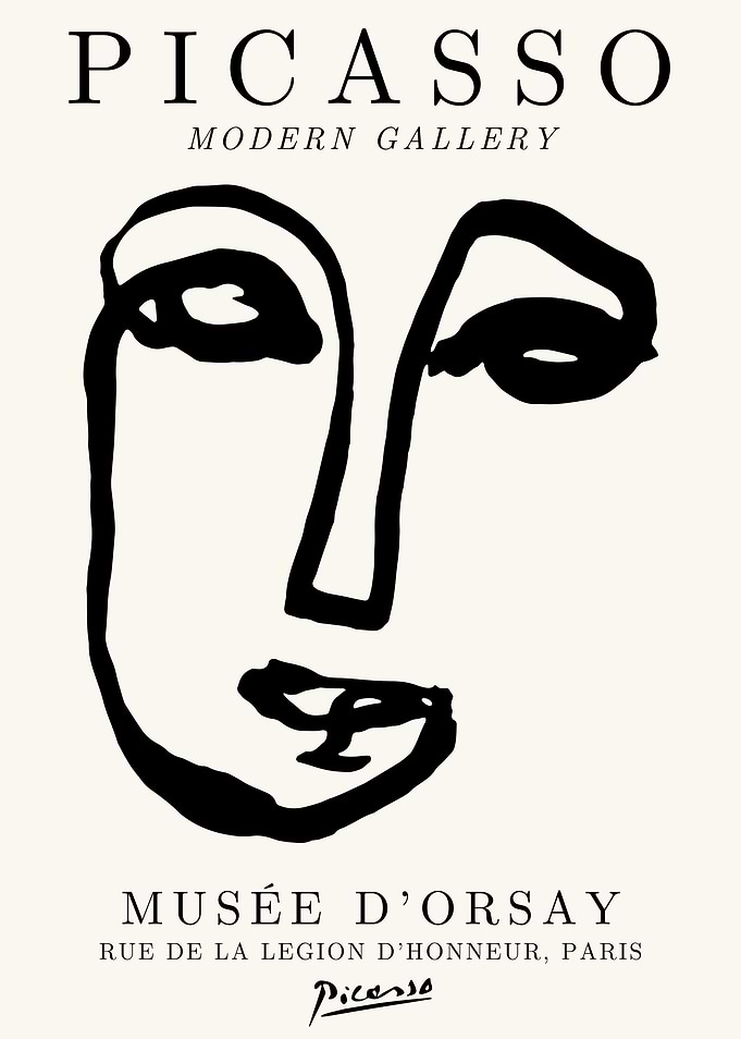 Picasso Face Art Print