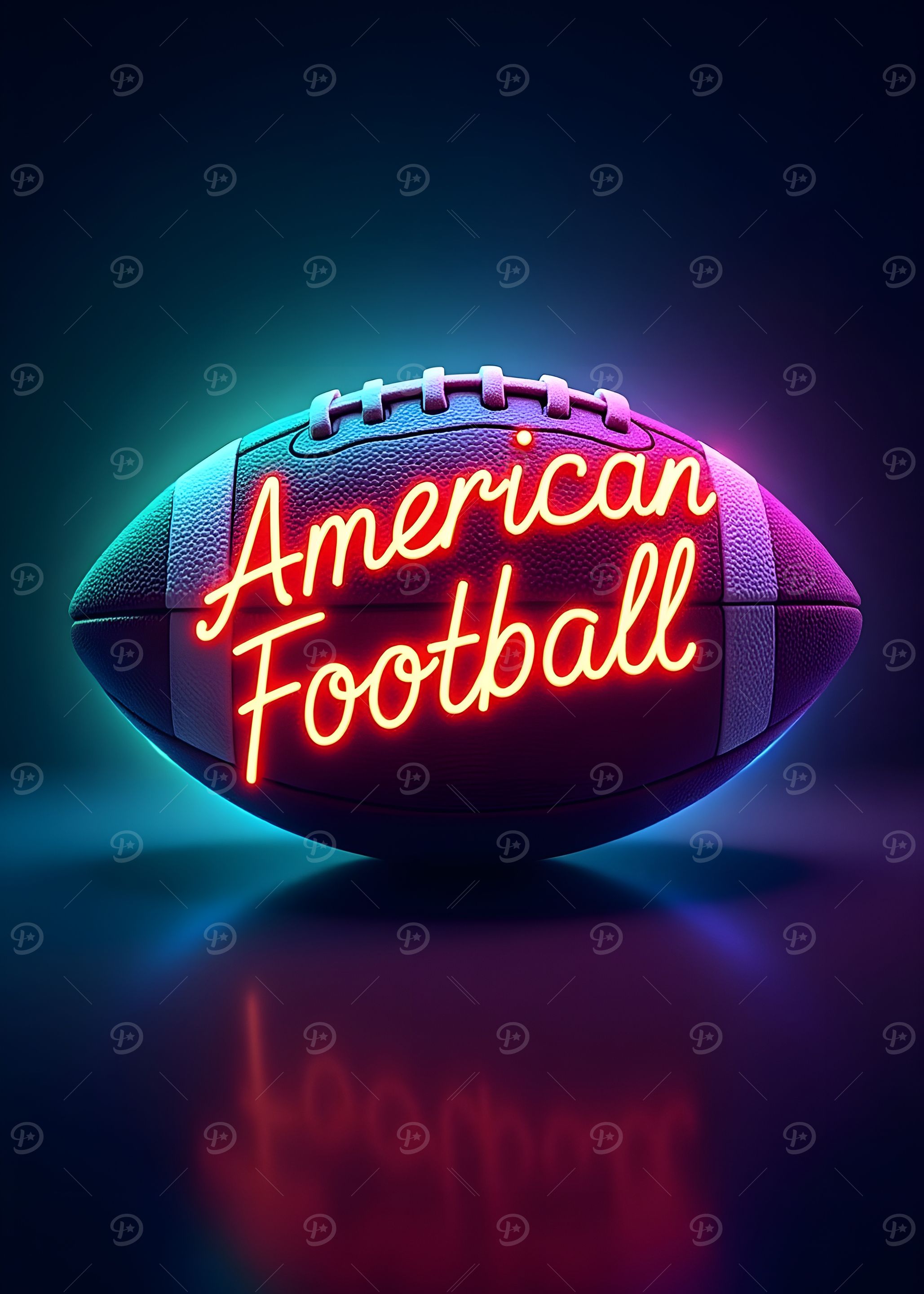 American Football Neon Sign