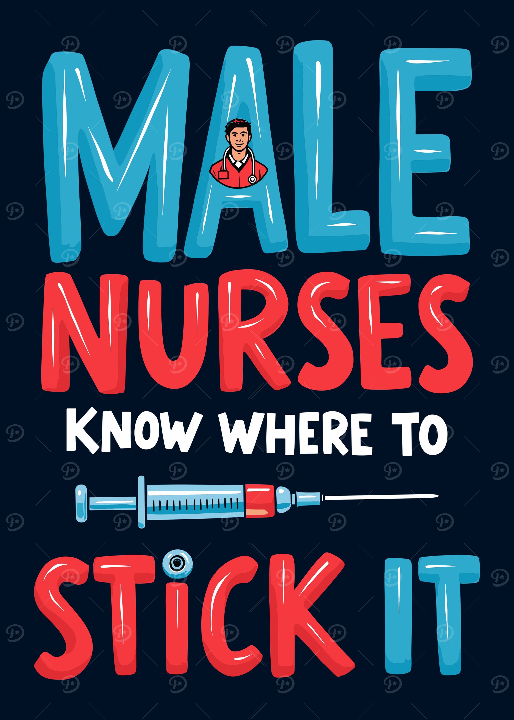 Male Nurses Know Where To Stick It