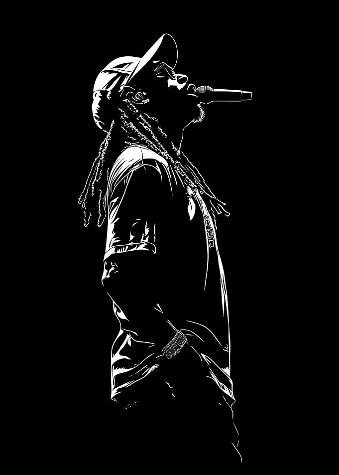 Rapper Legend Lil Wayne Art