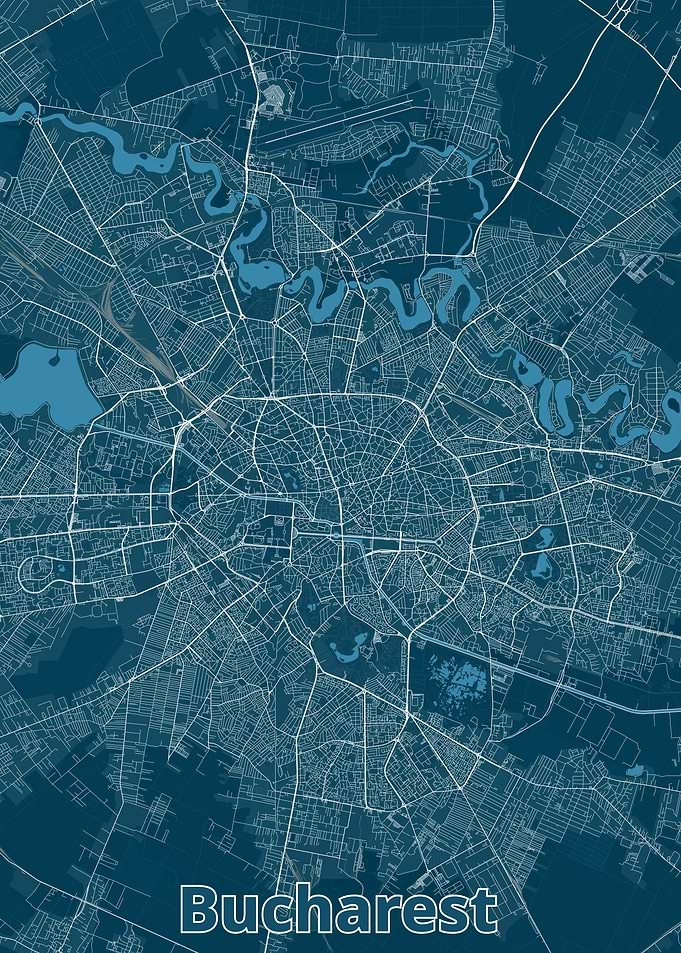 Bucharest City Map