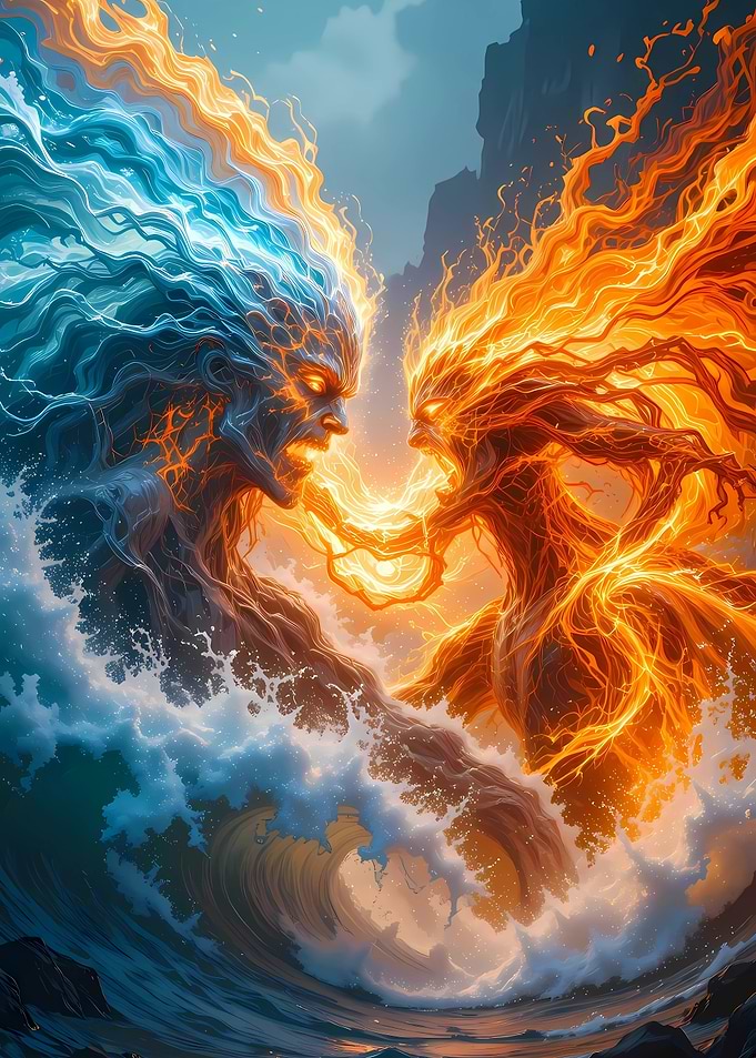 Water and Fire Spirits
