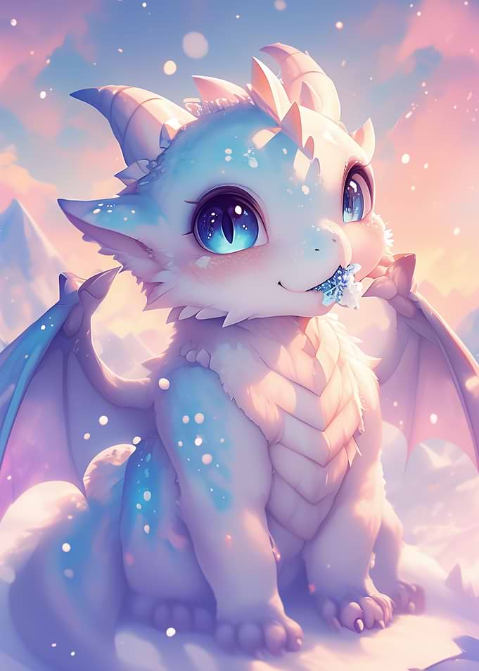 Cute Ice Dragon