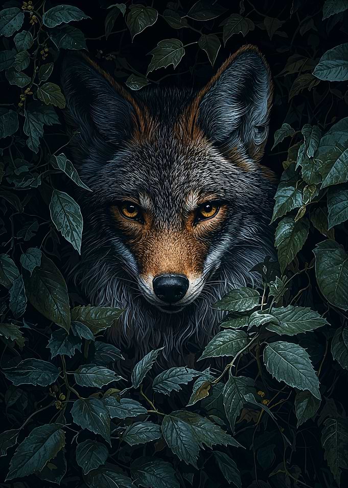 Coyote in the Shadows