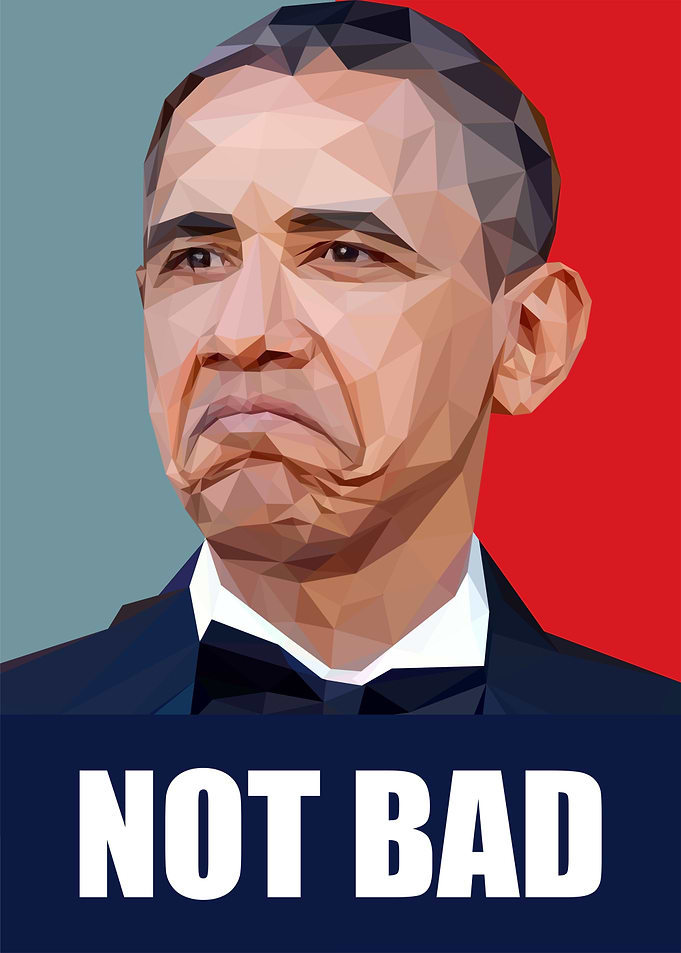 Obama Low Poly Portrait