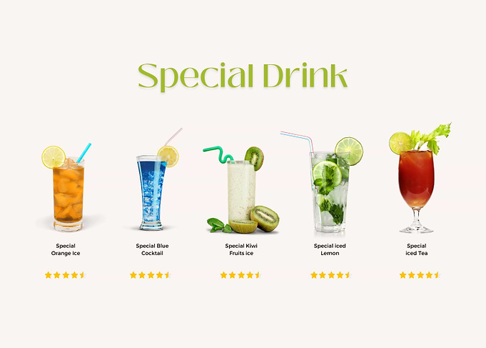 Special Drink Menu