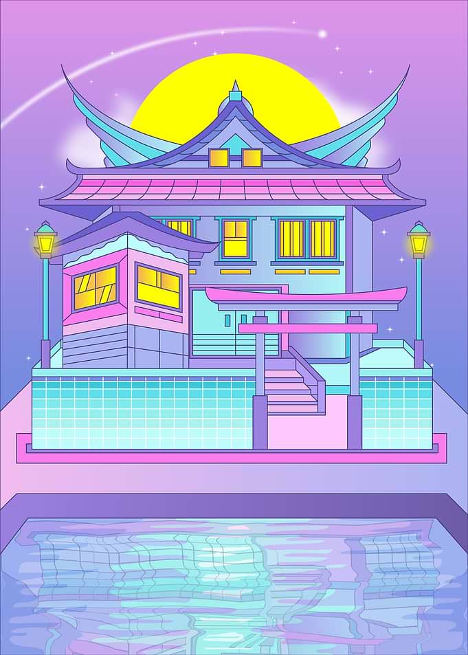 Japanese House by the Water