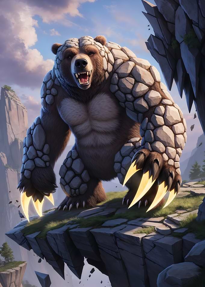 Stone Bear Creature