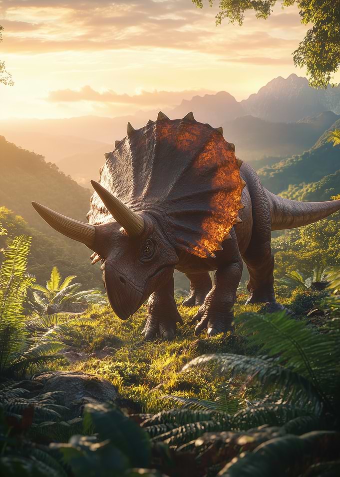 Triceratops on Jungle Hill
