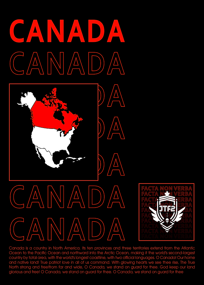 Canada Map Graphic
